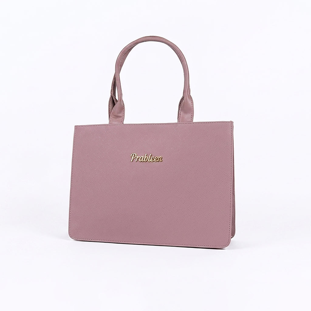 Leasto Personalized Dusty Rose Tote