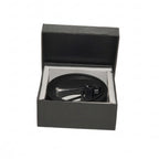 Leasto Onyx Executive Belt – Premium Black Leather Strap with Polished Buckle