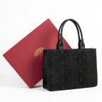 Leasto Personalized Premium Black Tote
