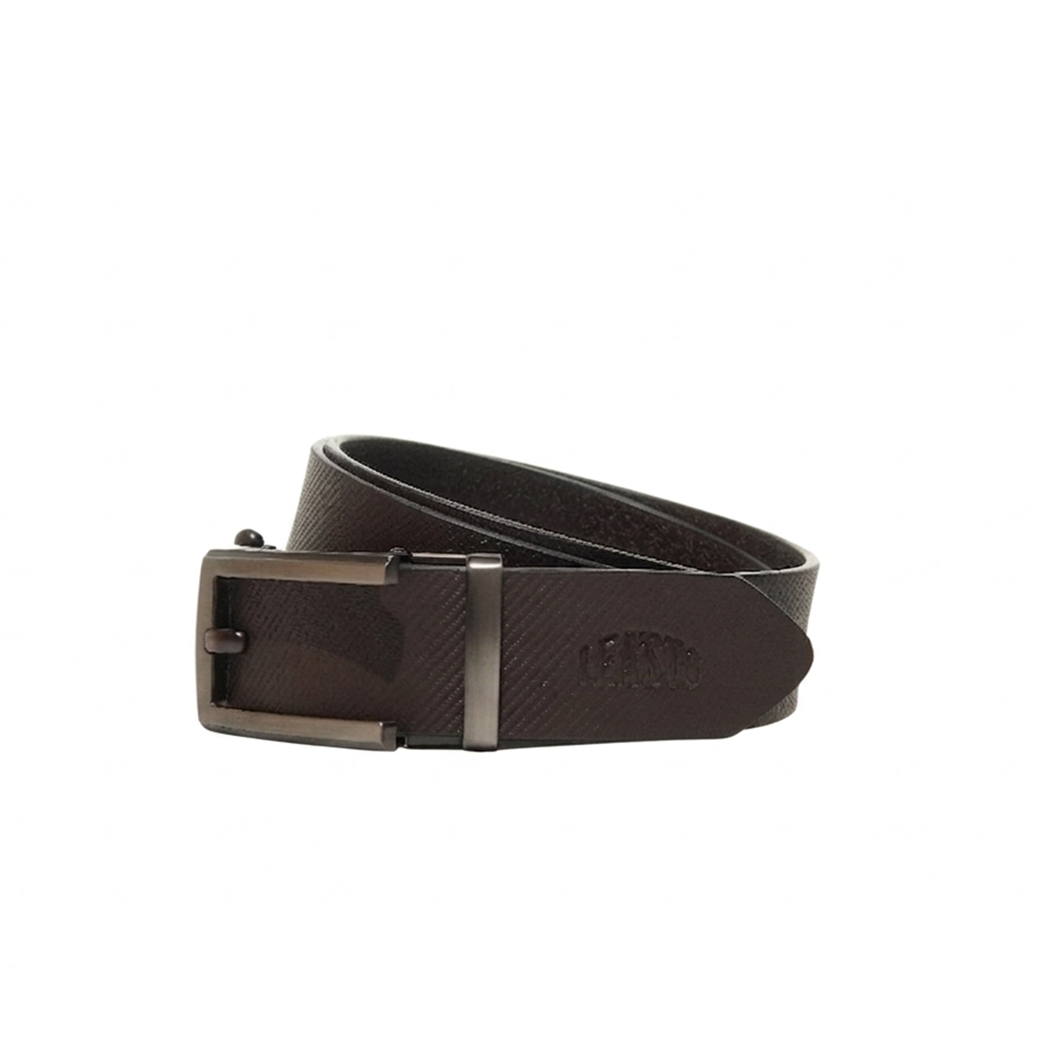 Leasto Premium Leather Gift Set – Brown Genuine Leather Belt & Wallet Combo