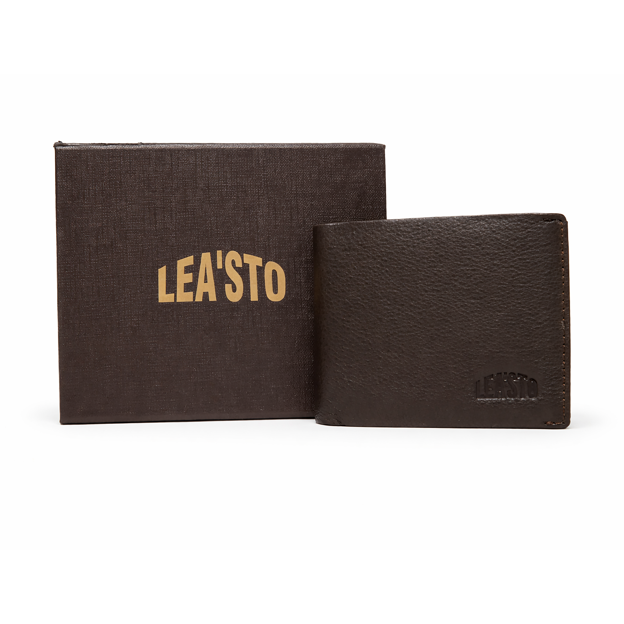 Leasto Premium Leather Bi-Fold Wallet