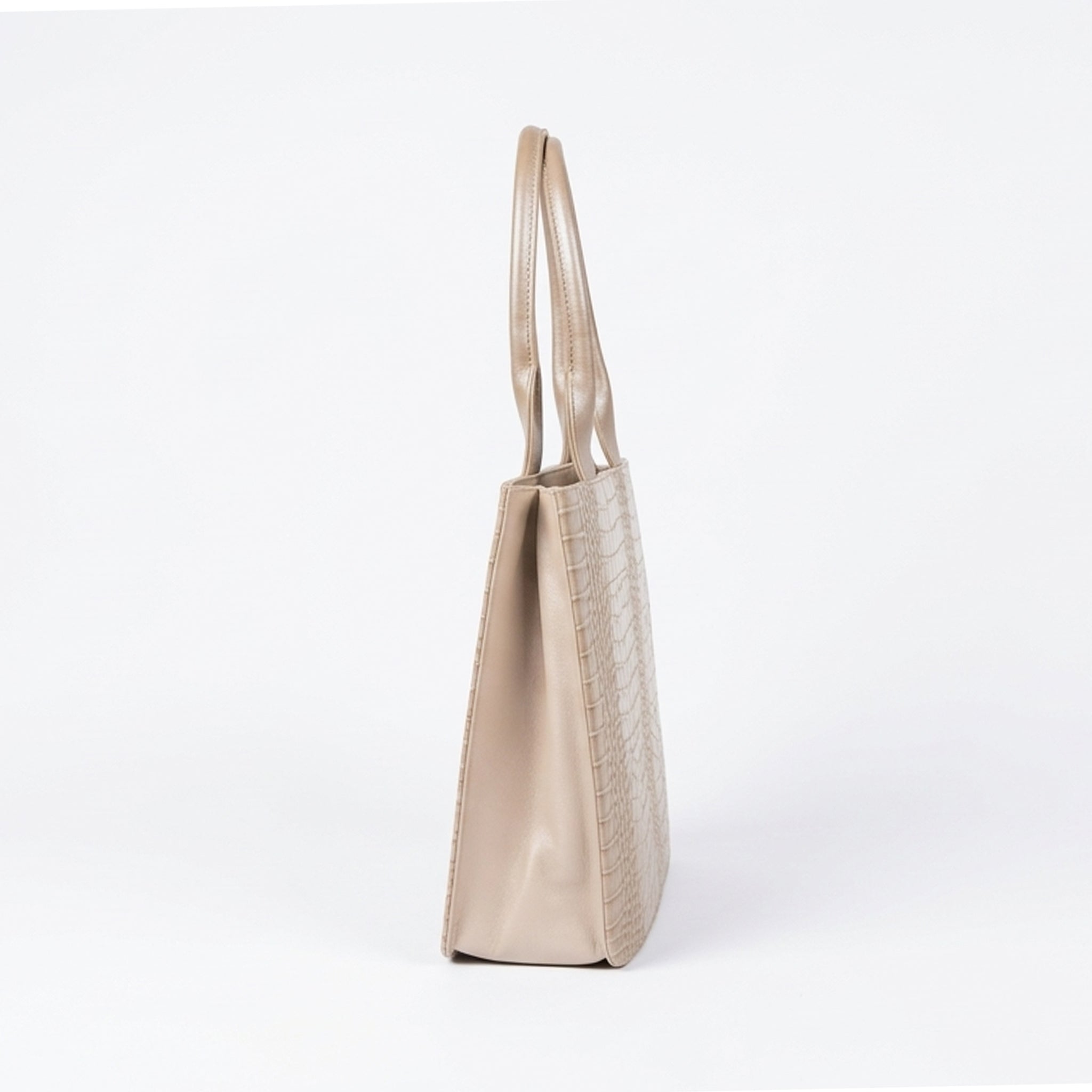Leasto Croc-Embossed Structured Tote – Sophisticated Everyday Handbag with Luxe Detail