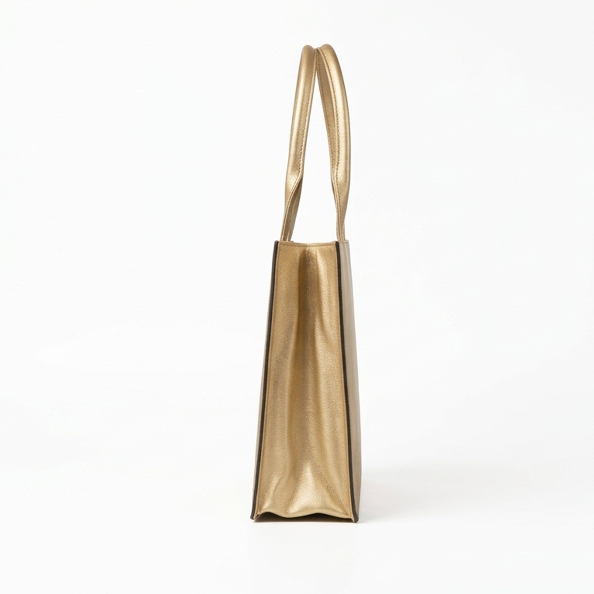 Leasto Floral Elegance Tote Bag – Spacious Structured Handbag with Gold Accents